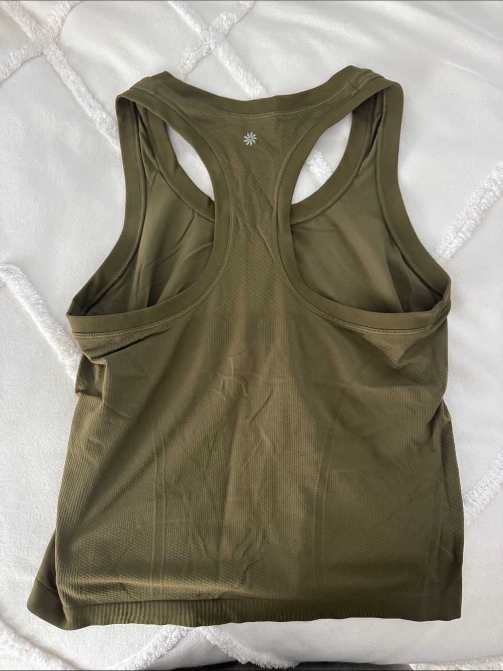 Athleta Olive Racerback Performance Tank - Picture 3 of 3